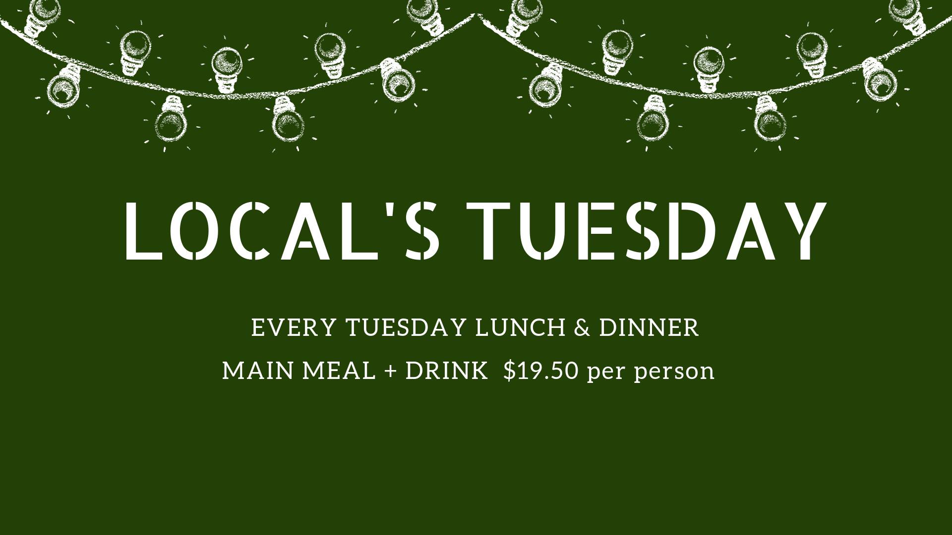 Locals Tuesday