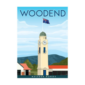 A2 Framed Woodend Print