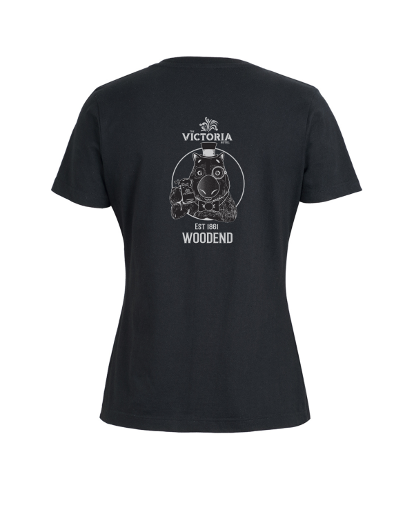 The Victoria Black V-Neck Shirt - Image 3
