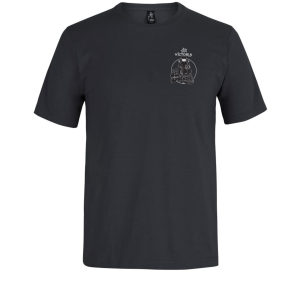 The Victoria Black Round-Neck Shirt